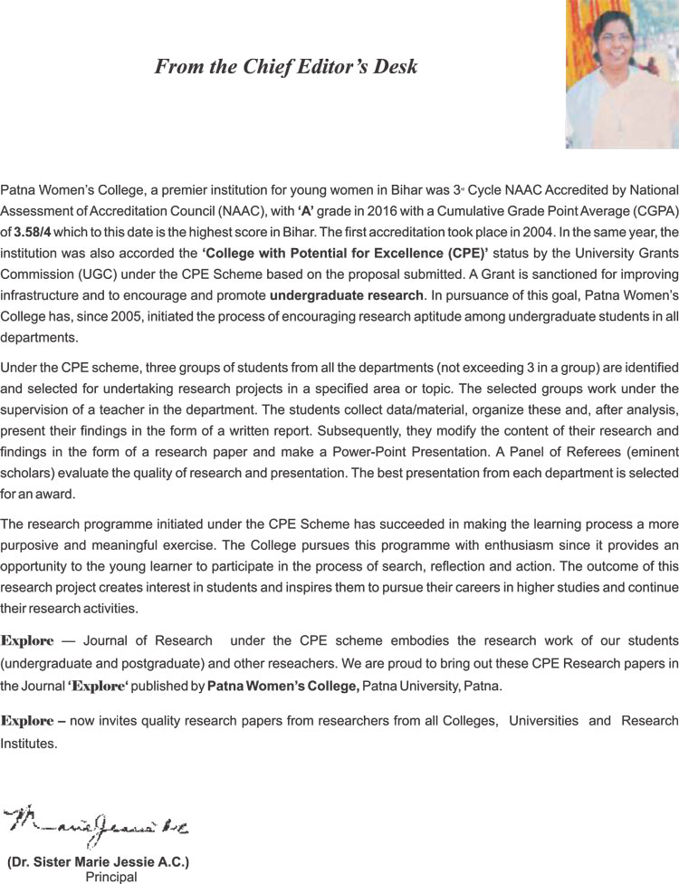 Top College in Patna | Explore-8-Chief-Editors-Desk