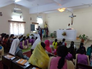 Patnawomens College | Optimized-students celebrating the Nativity of the Blessed Mother Mary Best College in Patna | PWC Student