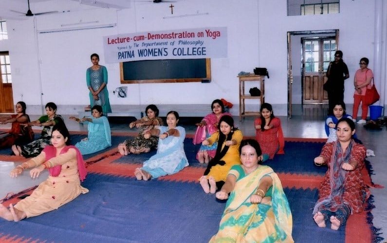 Patnawomens College | Philosophy-Yoga Day Best College in Patna | Philosophy